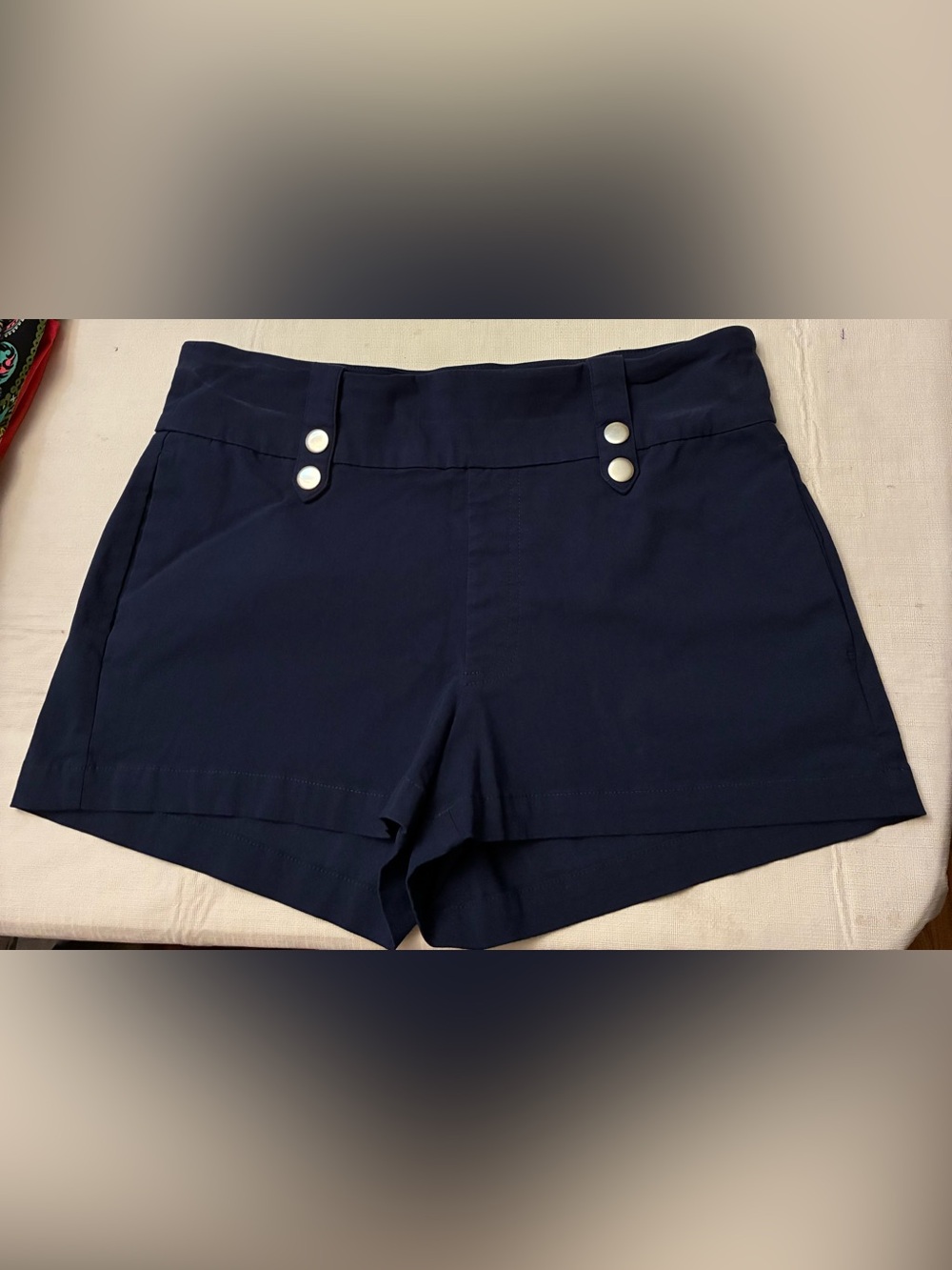 INC International Concepts Navy with Silver Front Button Details